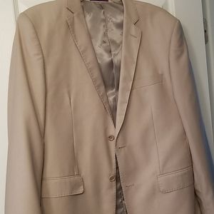 40 R Tan Suit Jacket Vinci